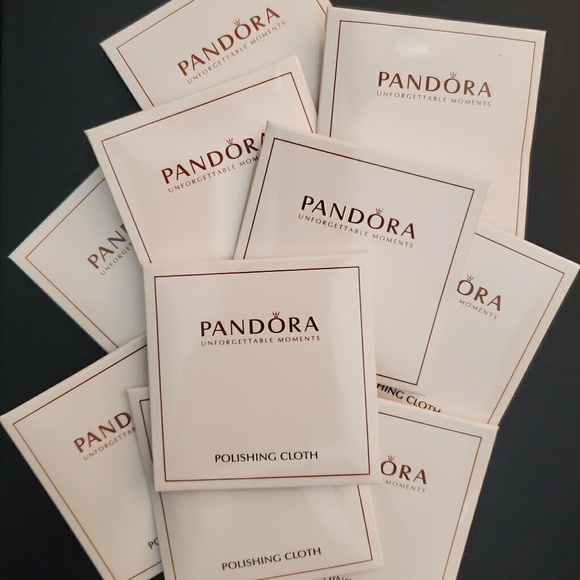 Lot of 10 Pandora Polishing Cloth - Picture 1 of 3